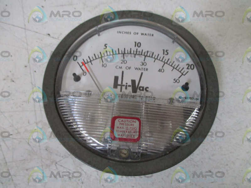 DWYER 12 192707 00 PRESSURE GAGE  NSMP