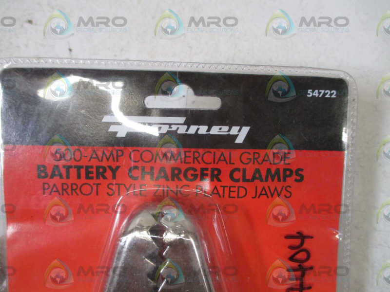 FORNEY 54722 BATTERY CHARGER CLAMPS  ORIGINAL PACKAGE
