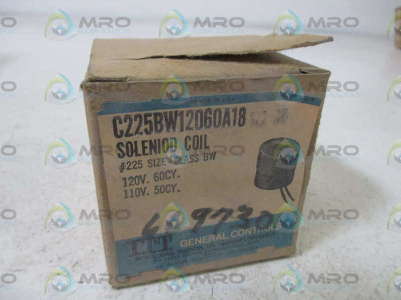 ITT C225BW12060A18 SOLENOID COIL 120V  NSMP
