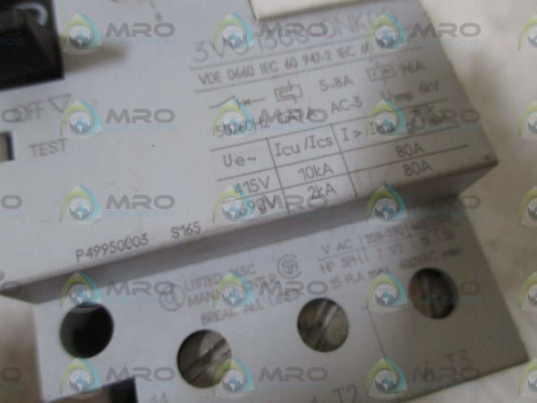 SIEMENS 3VU1300-0NK00 CIRCUIT BREAKER  UNMP