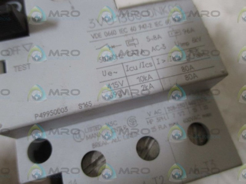 SIEMENS 3VU1300-0NK00 CIRCUIT BREAKER  UNMP