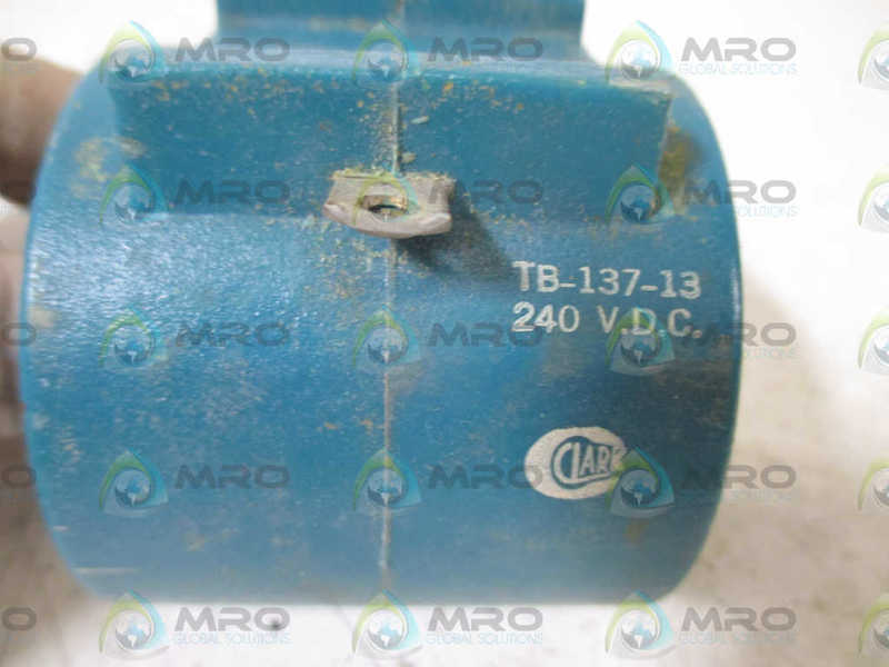 CLARK TB-137-13 240VDC UNMP