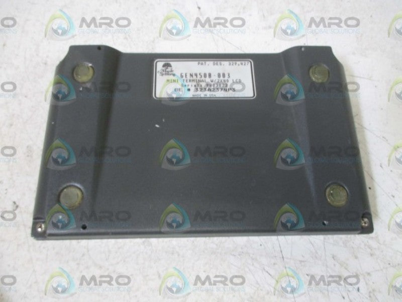 MAPLE SYSTEMS GEN450B-003 MINI TERMINAL W/2X40 LCD  UNMP