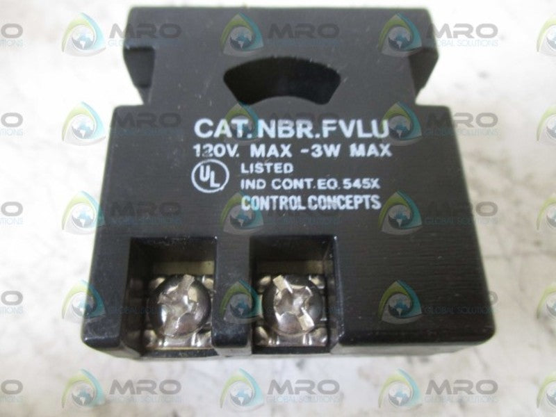CONTROL CONCEPTS NBR.FVLU PILOT LIGHT (AS PICTURED)  NSNP NO  BOX