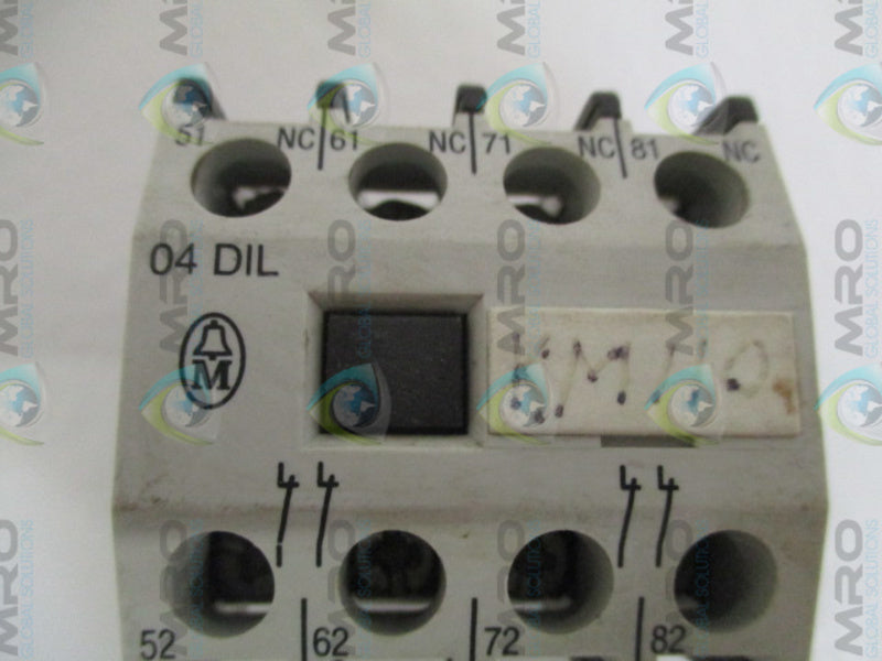 KLOCKNER MOELLER 04DIL MINIATURE CONTACTOR  UNMP