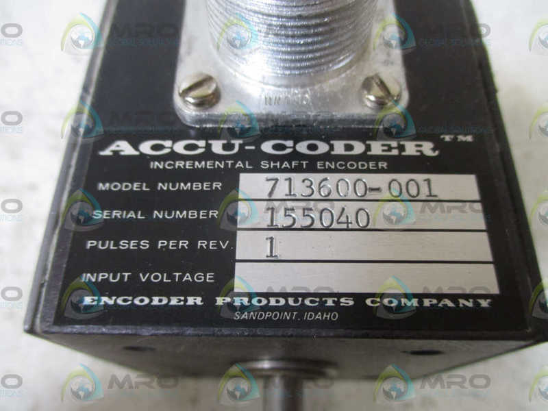 ENCODER PRODUCTS 713600-001ACCU-CODER  UNMP
