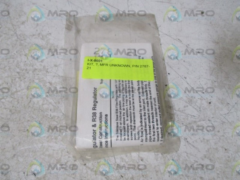 2787-21 FILTER/REGULATOR KIT  NSNP IN  A BAG