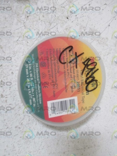 3M 054007-10851 GREEN ELECT TAPE  ORIGINAL PACKAGE