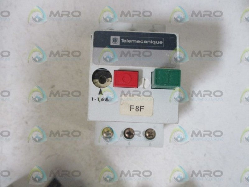 LOT OF 4 TELE MECANIQUE GV1-M06 STARTER 1-1.6A UNMP