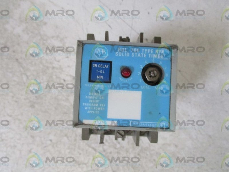 INDUSTRIAL SPARE PART 700-RTA00V000A1 SER.B SOLID STATE TIMER  UNMP