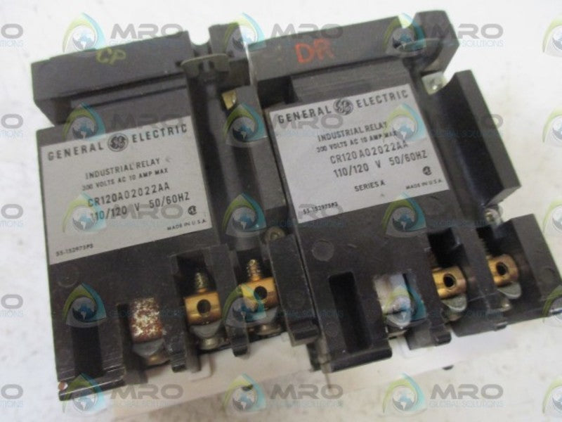LOT OF 2 GENERAL ELECTRIC CR120A02022AA UNMP