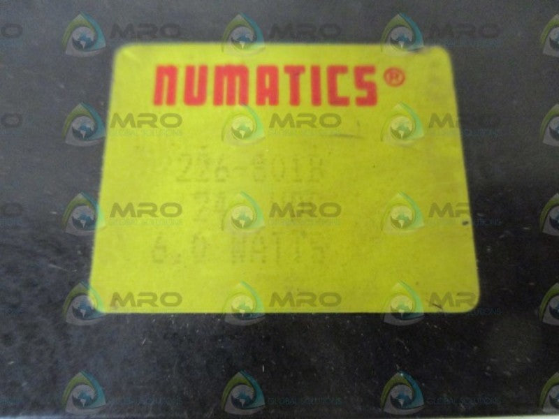 NUMATICS 226-801B SOLENOID COIL 24VDC  UNMP