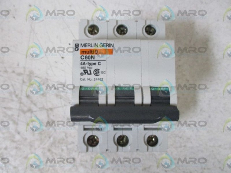 MERLIN GERIN 24462 CIRCUIT BREAKER 4A  UNMP