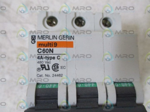 MERLIN GERIN 24462 CIRCUIT BREAKER 4A  UNMP