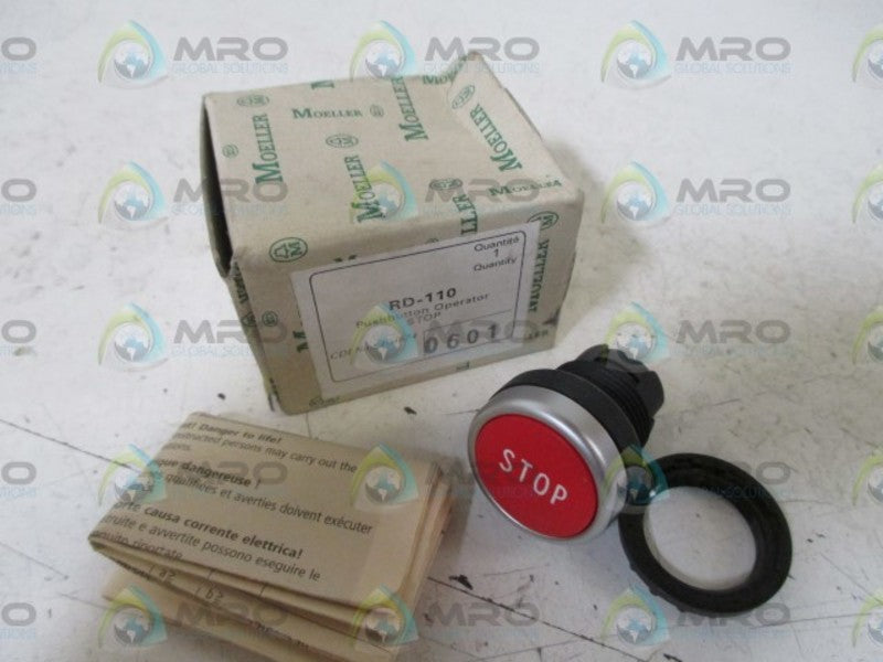 KLOCKNER-MOELLER D-110 PUSHBUTTON OPERATOR STOP  NSMP