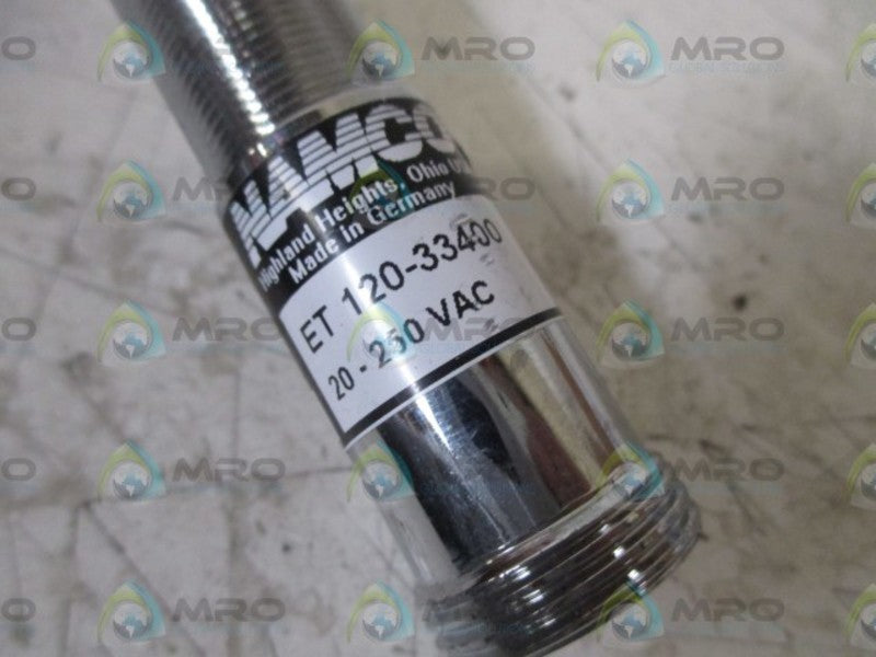 NAMCO ET 120-33400 PROXIMITY SWITCH  UNMP