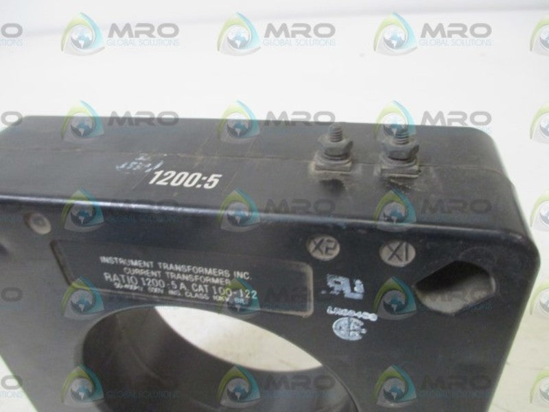 INSTRUMENT TRANSFORMERS INC. 100-122 NSNP