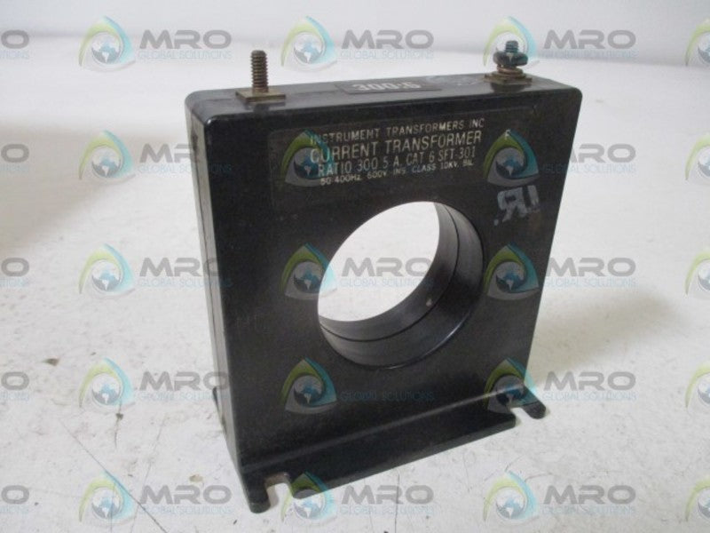 INSTRUMENT TRANSFORMERS INC. 6 SFT-301 UNMP