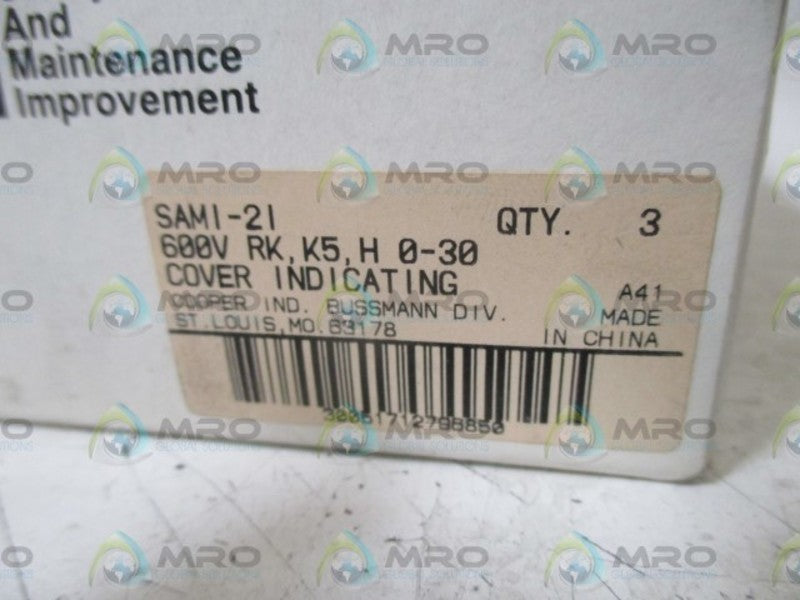 BUSSMANN SAMI-2I (PKG. OF 3) NSMP