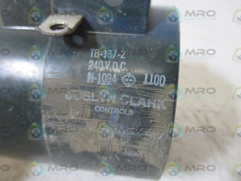 JOSLYN CLARK TB-137-2 240VDC UNMP