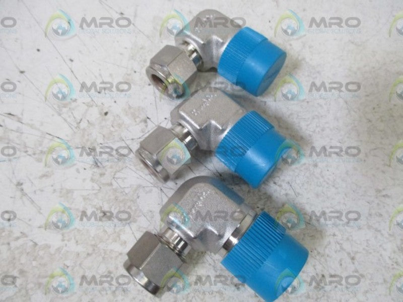 LOT OF 3 SWAGELOK 316 MJD NSNP