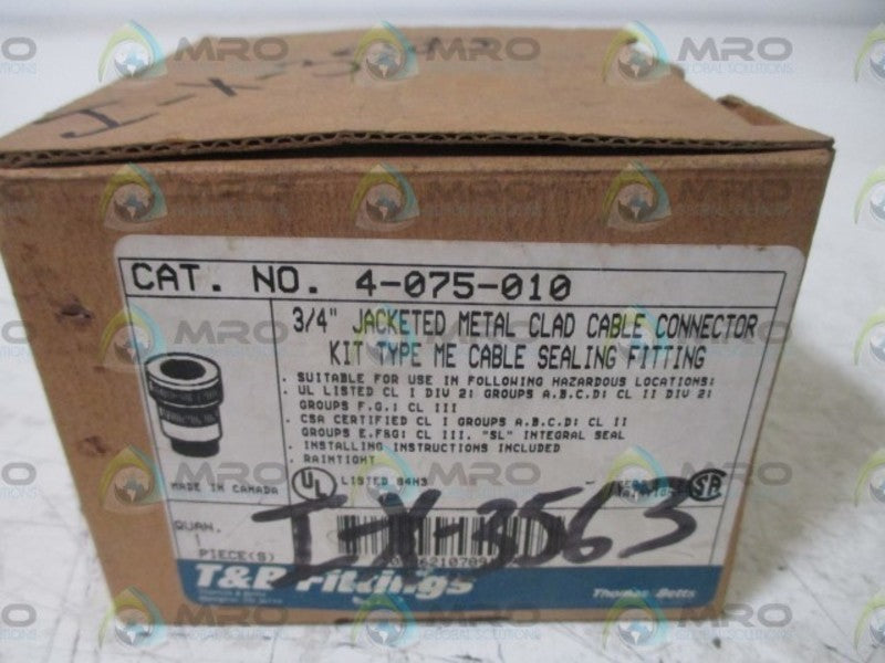THOMAS & BETTS 4-075-010 3/4" NSMP