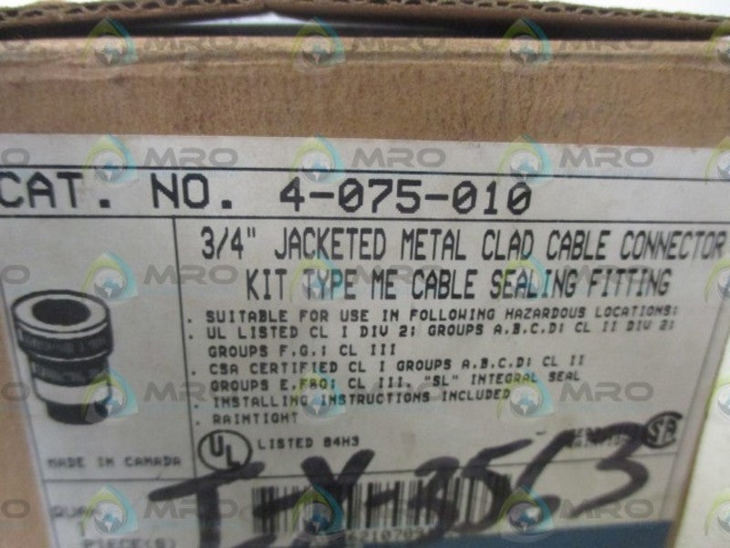 THOMAS & BETTS 4-075-010 3/4" NSMP