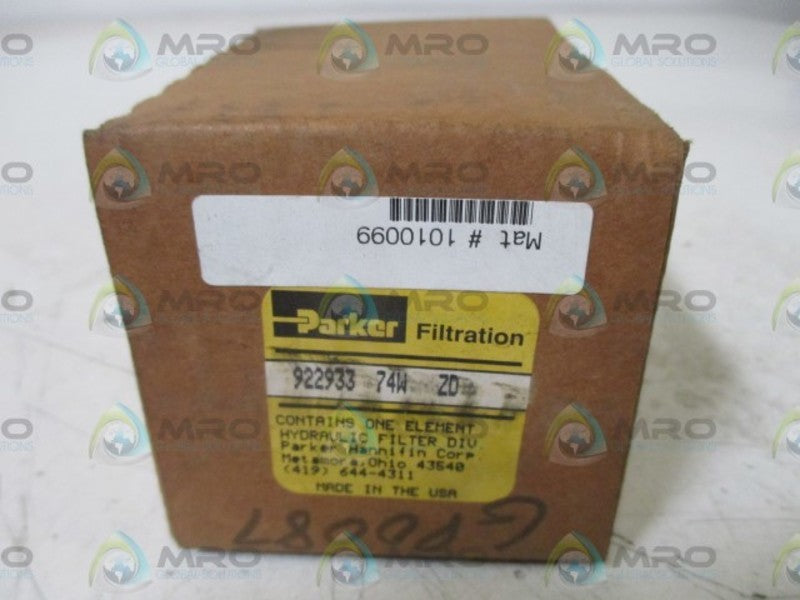 PARKER 922933 74W ZD NSMP