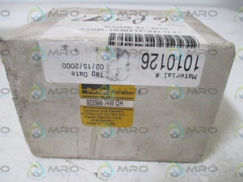 PARKER 922998 74W OH NSMP
