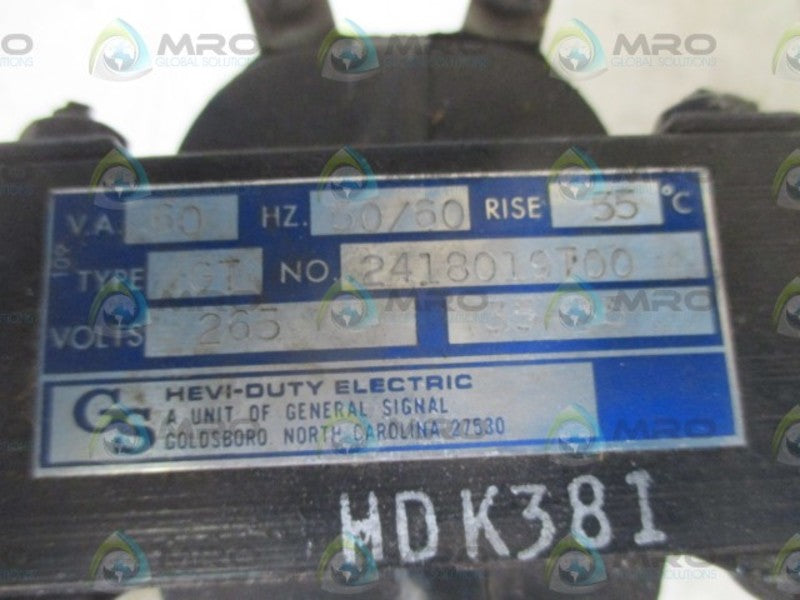 HEVI-DUTY 2418019T00 NSNP
