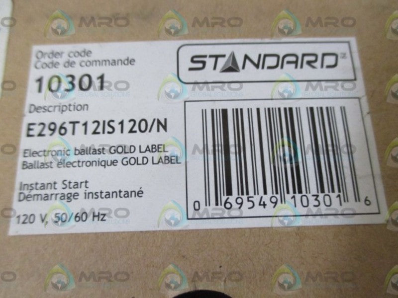 STANDARD E296T12IS120/N NSMP