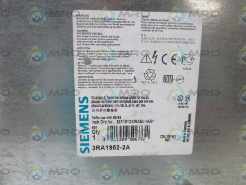 SIEMENS 3RA1952-2A  NSNP