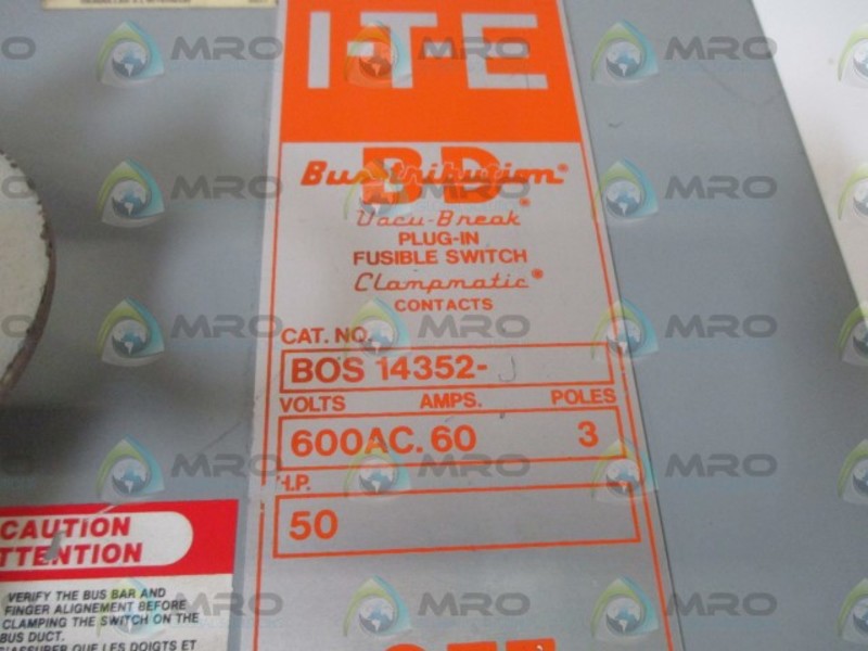 ITE  BOS 14352- 60A 600V UNMP