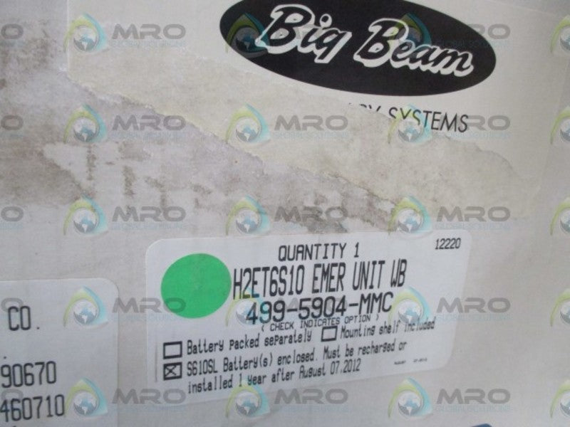 BIG BEAM 499-5904-MMC NSMP