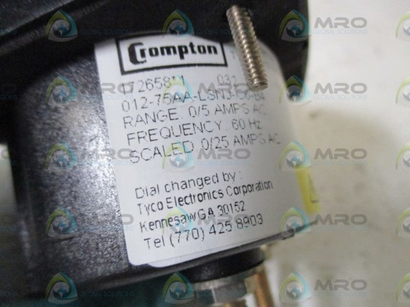 CROMPTON 1726581 0-25  NSMP