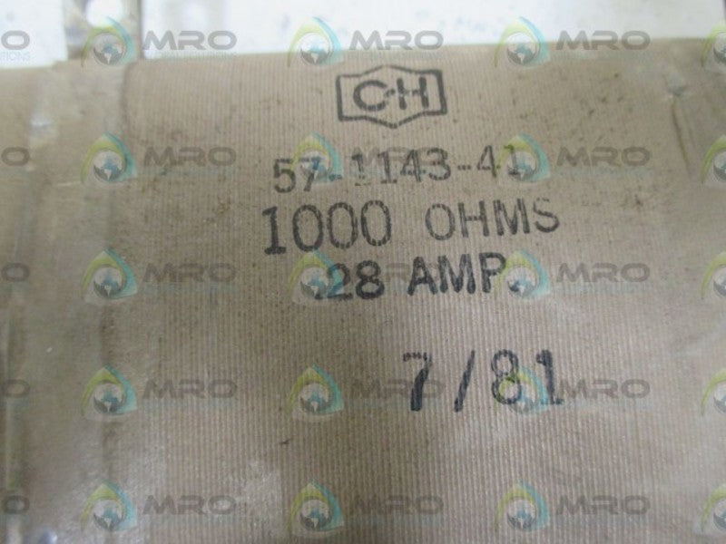 CUTLER HAMMER 57-1143-41 NSNP