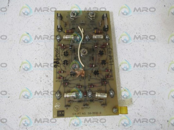 CUTLER HAMMER 58-3532-2 CIRCUIT BOARD  UNMP