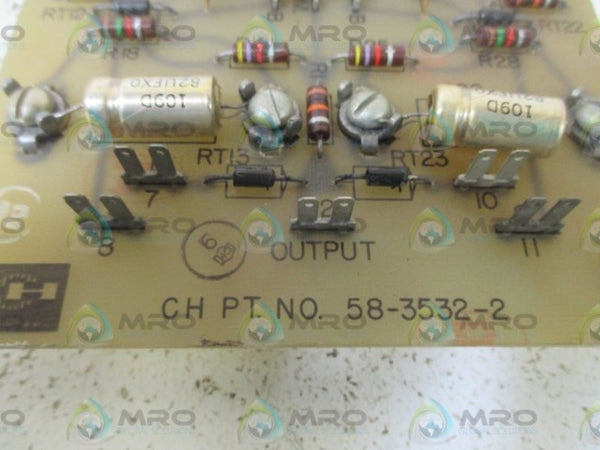 CUTLER HAMMER 58-3532-2 CIRCUIT BOARD  UNMP
