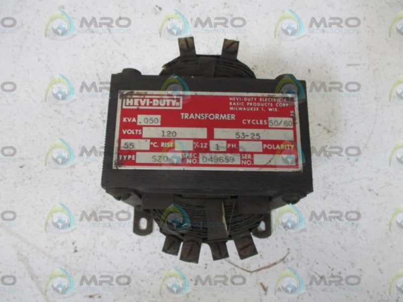 HEVI-DUTY SZ0 120V UNMP