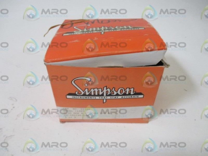 SIMPSON 02900 MODEL 11329 0-30 DC AMPERES  NSMP