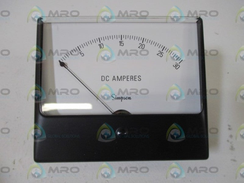 SIMPSON 02900 MODEL 11329 0-30 DC AMPERES  NSMP