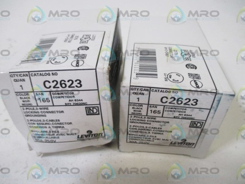 LOT OF 2 LEVITON C2623 NSMP