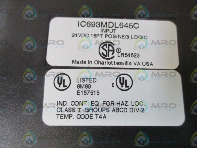 GE FANUC IC693MDL645C NSMP
