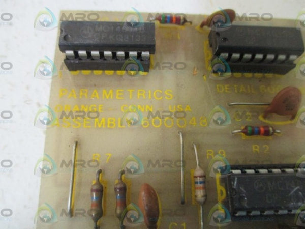PARAMETRICS 600048 PC DRIVE BOARD  UNMP
