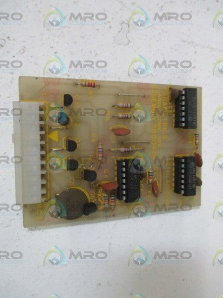 PARAMETRICS 600048A PC DRIVE BOARD  UNMP
