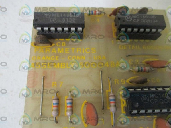PARAMETRICS 600048A PC DRIVE BOARD  UNMP