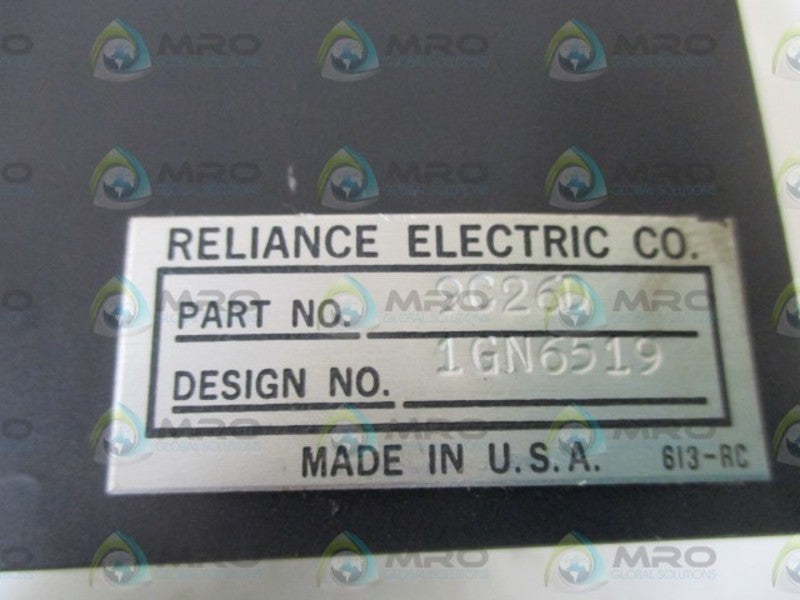 RELIANCE ELECTRIC 9C26D  0-2000  UNMP