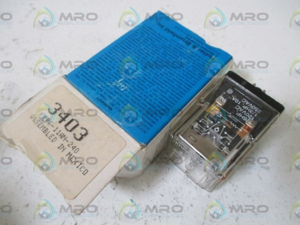 POTTER & BRUMFIELD KRPA-11AN-240 RELAY  NSNP IN  A BOX