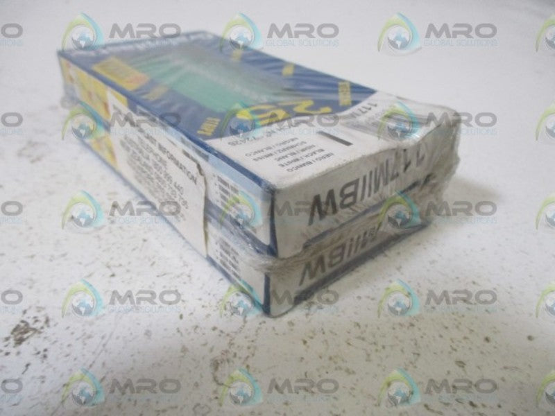 LOT OF 2 GRAFOPLAST 117MIIBW NSMP
