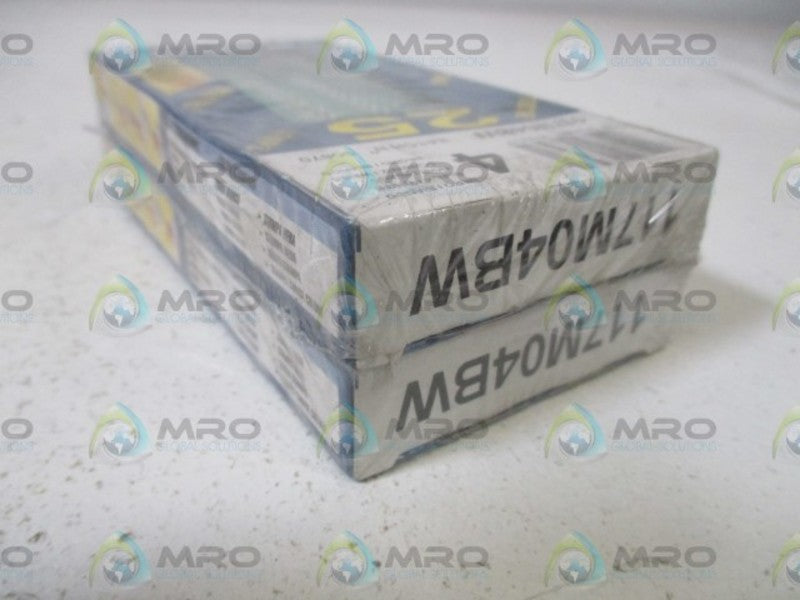 LOT OF 2 GRAFOPLAST 117M04BW NSMP